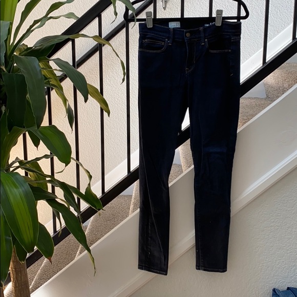 Dark Blue jean leggings - Picture 1 of 3